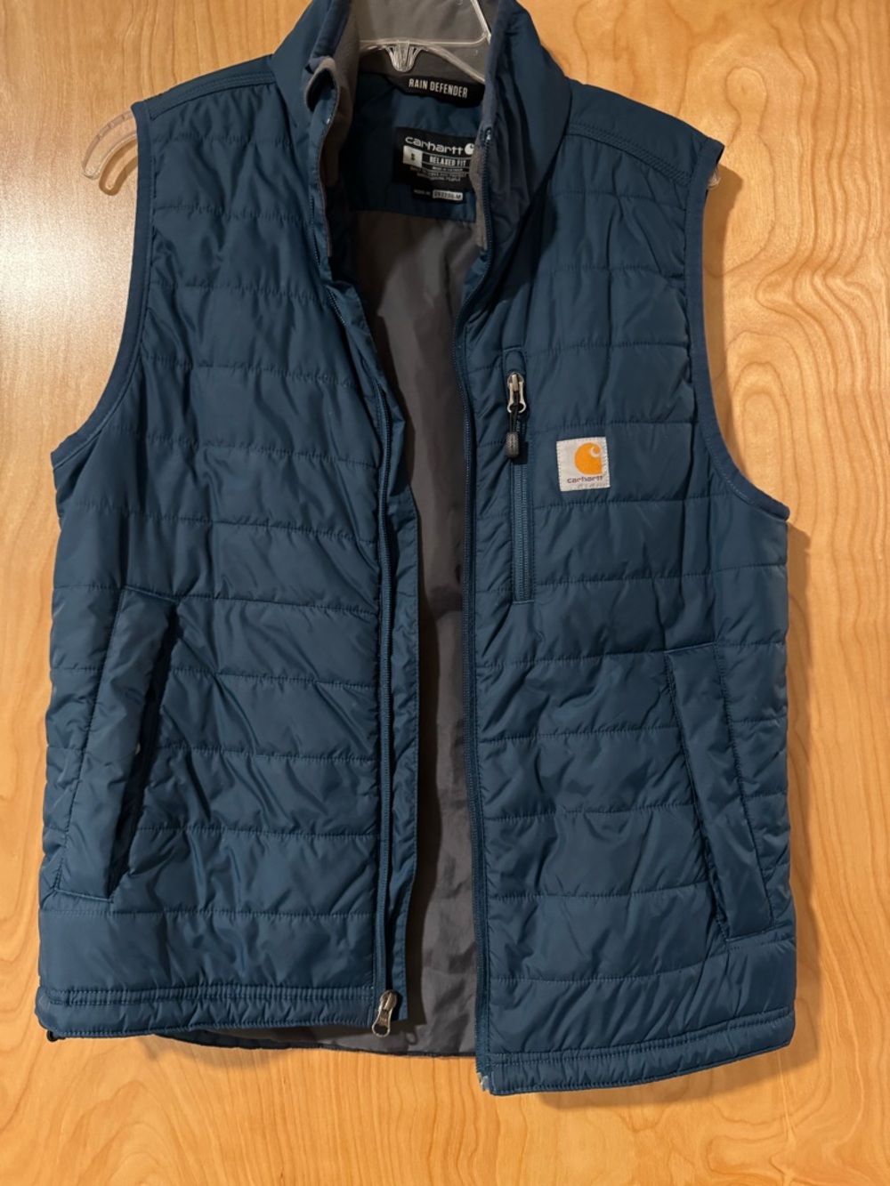 Carhartt Men's Navy Quilted Vest